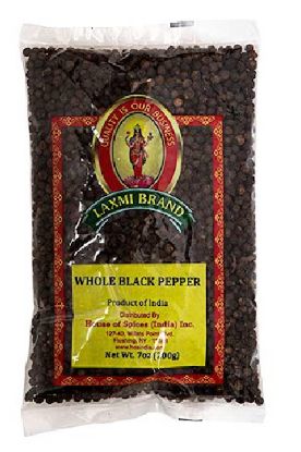 Picture of Laxmi Black Pepper Whole 200 Gm
