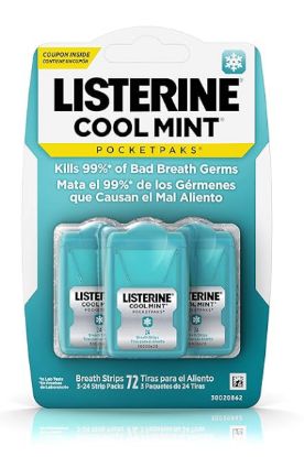 Picture of Listerine Coolmint Listerine Pocketpaks 72 Ct