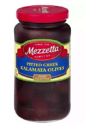 Picture of Mezzetta Pitted Greek Kalamata Olives 5.75 Oz