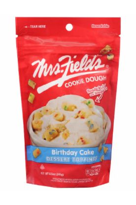 Picture of Mrs Fields Cookie Dough Dessert Toppings Birthday Cake 8.5 Oz