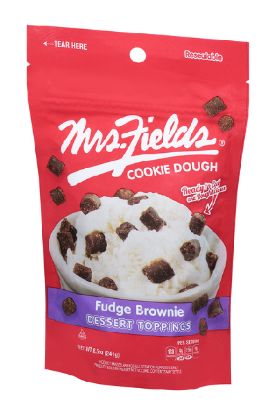 Picture of Mrs Fields Cookie Dough Dessert Toppings Fudge Brownie 8.5 Oz