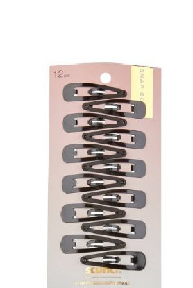 Picture of Scunci Open Slide Snap Clips 12 Ct