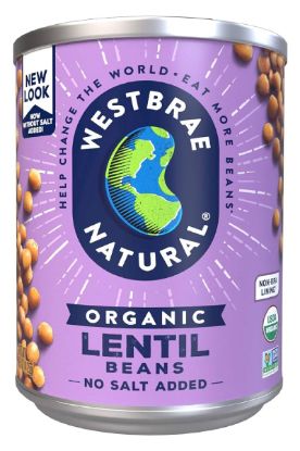 Picture of Westbrae organic Lentil Beans Organic 15 Oz