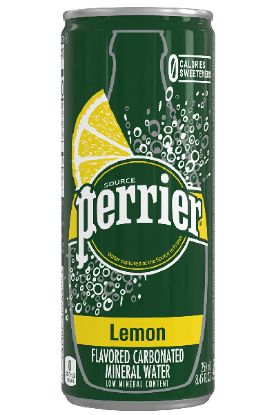 Picture of Perrier Carbonated Spring Water Lemon - Slim Cans 330 Ml