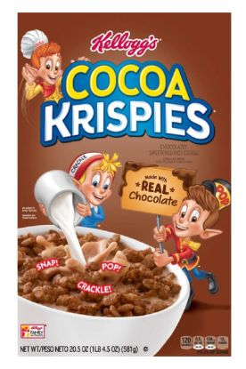 Picture of Kellogg/'s Cocoa Krispies Rice Bowl Cereal 1.12 Oz