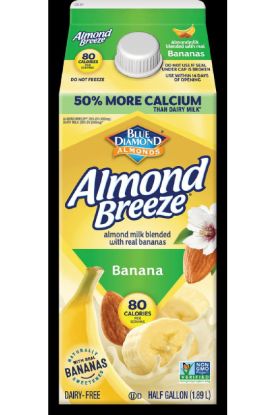 Picture of Blue Diamond Almond Breeze Almond Milk With Banana 1.89 Lt