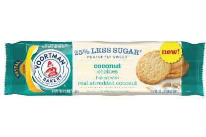Picture of Voortman Coconut Cookies less sugar 7.62 Oz