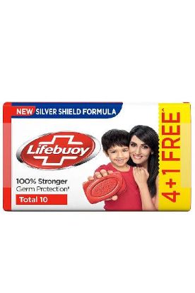 Picture of Lifebuoy 100% Stronger Germ Protection Soap 4+1 125 Gm