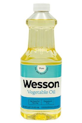 Picture of Wesson Vegetable Oil 40 Oz