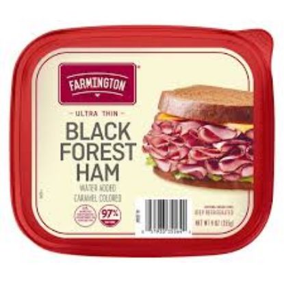 Picture of Farmington Black Forest Ham In Tub 9 Oz