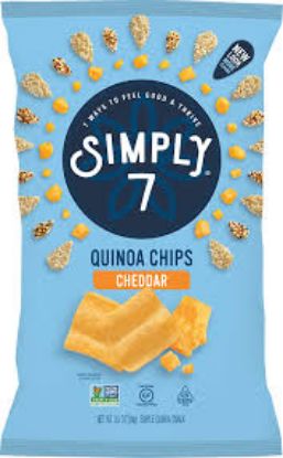 Picture of  Simply7 Quinoa Chip Cheddar 3.50 Oz