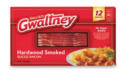 Picture of Gwaltney Hardwood Smoked Sliced Bacon 12 Oz