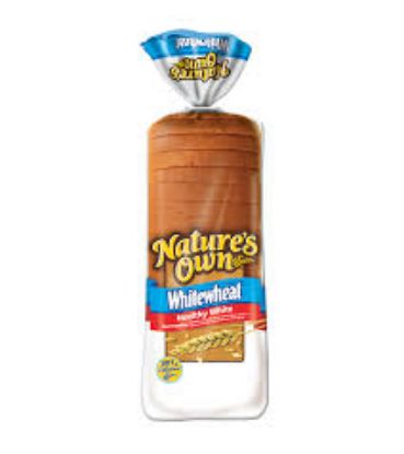 Picture of Natures Own White Wheat Bread 20 Oz