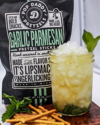 Picture of Garlic Parmesan Pretzels 7.5 Oz