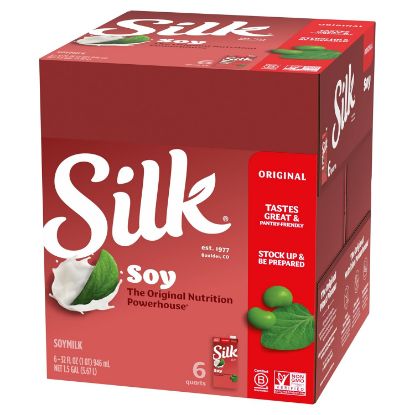 Picture of Silk Soy Original Aseptic Milk 32 Oz
