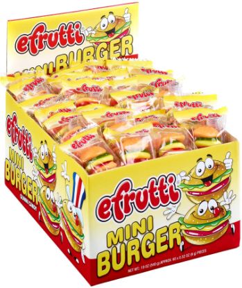 Picture of Efrutti Mini Burger Gummy 1 Ct