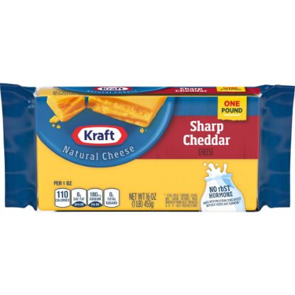 Picture of Kraft Kraft Cheese Block Sharp Cheddar 16 Oz