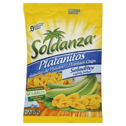 Picture of Soldanza Plantain Lightly Salted Chips 71 Grams