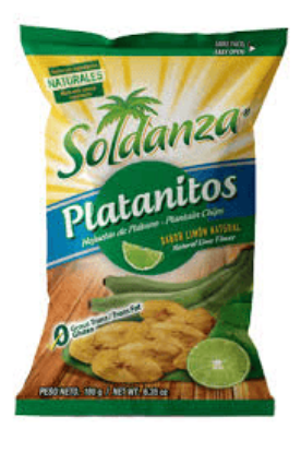 Picture of Soldanza Plantain Lemon Chips 71 Gm