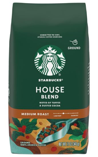 Picture of Starbucks House Blend Ground Coffee 12 Oz