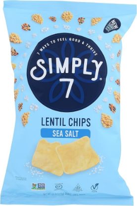 Picture of Simply 7 Simply7 Lentil Chip Sea Salt 4 4 Oz