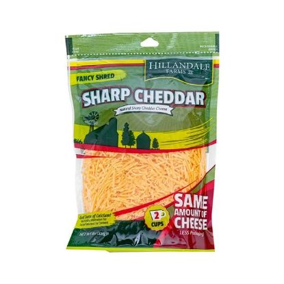 Picture of Hillandale Sharp Cheddar Fancy Shredded Cheese 8 Oz