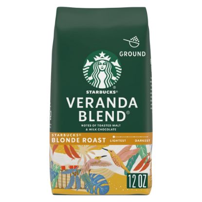 Picture of Starbucks Ground Blonde Roast Veranda Blend Coffee 12 Oz