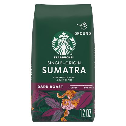 Picture of Starbucks Sumatra Ground Coffee 12 Oz