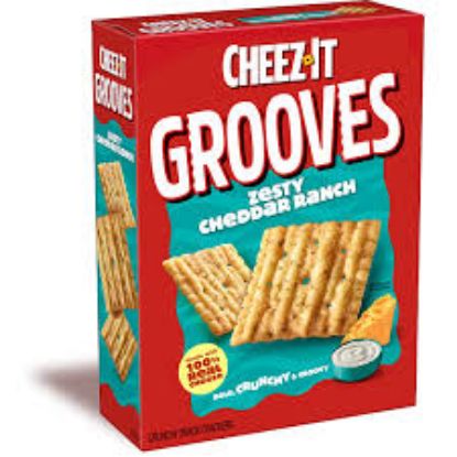 Picture of Cheez It Grooves Zesty Cheddar Ranch Crackers 170 Gm