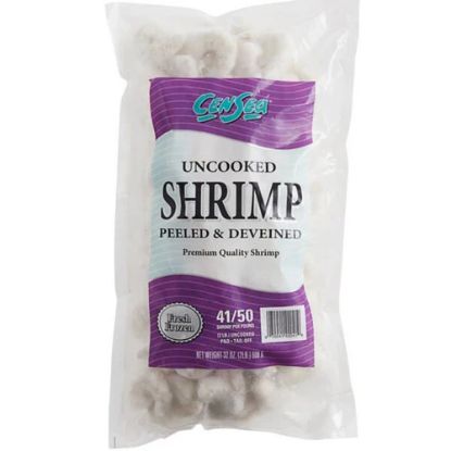 Picture of Censea Uncooked Shrimps Peeled & Deveined 41/50 2 Lbs