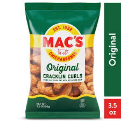 Picture of Macs Original Cracklin Chicharrones 3.5 Oz