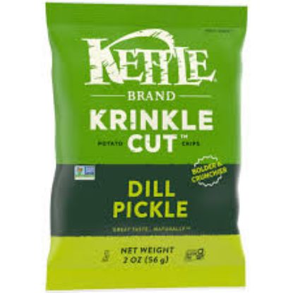 Picture of Kettle Kettle Potato Chips Krinkle Cut Dill Pickle 2 Oz