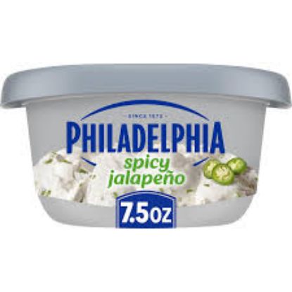 Picture of Philadelphia Spicy Jalapeno Cream Cheese Spread 7.5 Oz
