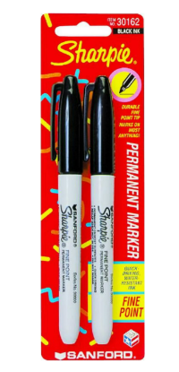 Picture of Sanford Sharpie Fine Point Black 2 Pk