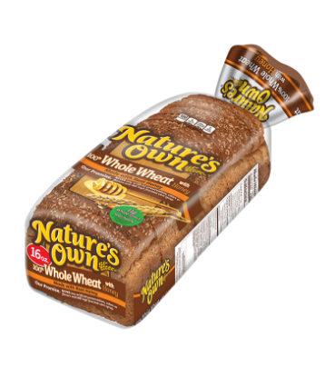 Picture of Natures Own Whole Wheat W/ Honey 16 Oz