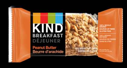 Picture of Kind Breakfast Peanut Butter Bar 50 Grams