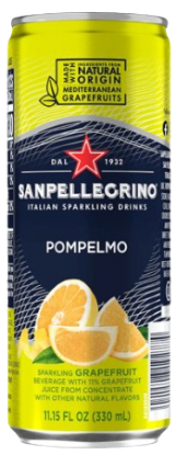 Picture of ITALIAN SPARKLING DRINKS - POMPELMO 330 ML