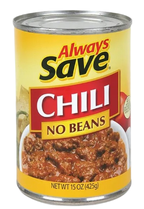 Picture of Always Save Chili No Beans 15 Oz