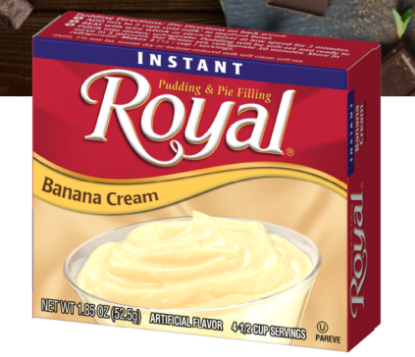 Picture of Royal Instant Banana Cream Pudding 1.85 Oz