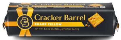 Picture of Cracker Barrel Cheese Block Sharp Yellow Cheddar  8 Oz