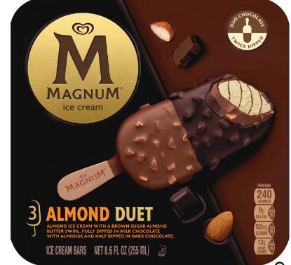 Picture of Magnum Almond Duet Ice Cream Bars 3ct 9.12 Oz