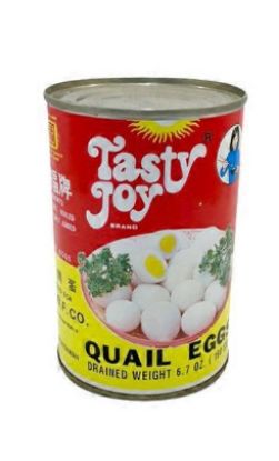 Picture of Tasty Joy Quail Eggs In Water Tin 15 Oz