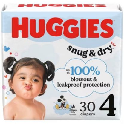 Picture of Huggies Snug Dry Size 4soft Pack 30 Ct