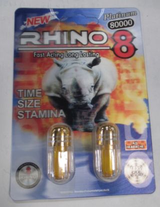 Picture of Rhino Sex Pill Rhino 8 24 Ct