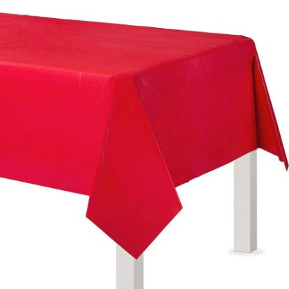 Picture of Unique Red Table Cover 1 Ct