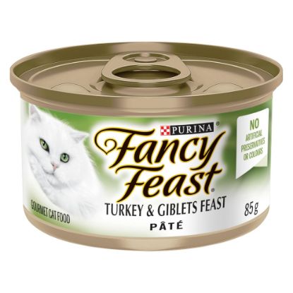 Picture of Fancy Feast Wet Cat Food - Pate Turkey And Giblets 85 Grams