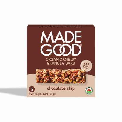 Picture of MADE GOOD Organic Chewy Granola Bars Chocolate Chip 120 Grams