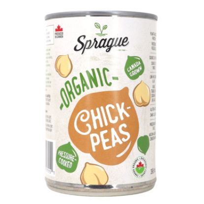 Picture of Sprague Organic Canned Legumes - Chickpeas 398 Ml