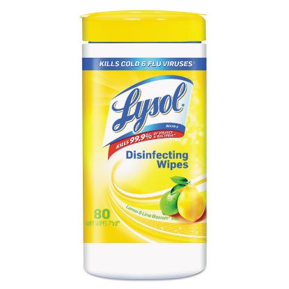 Picture of Lysol Disinfectant Wipes Citrus 80 Ct