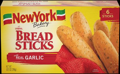 Picture of New York Bakery Garlic Breadsticks Toast 10.5 Oz